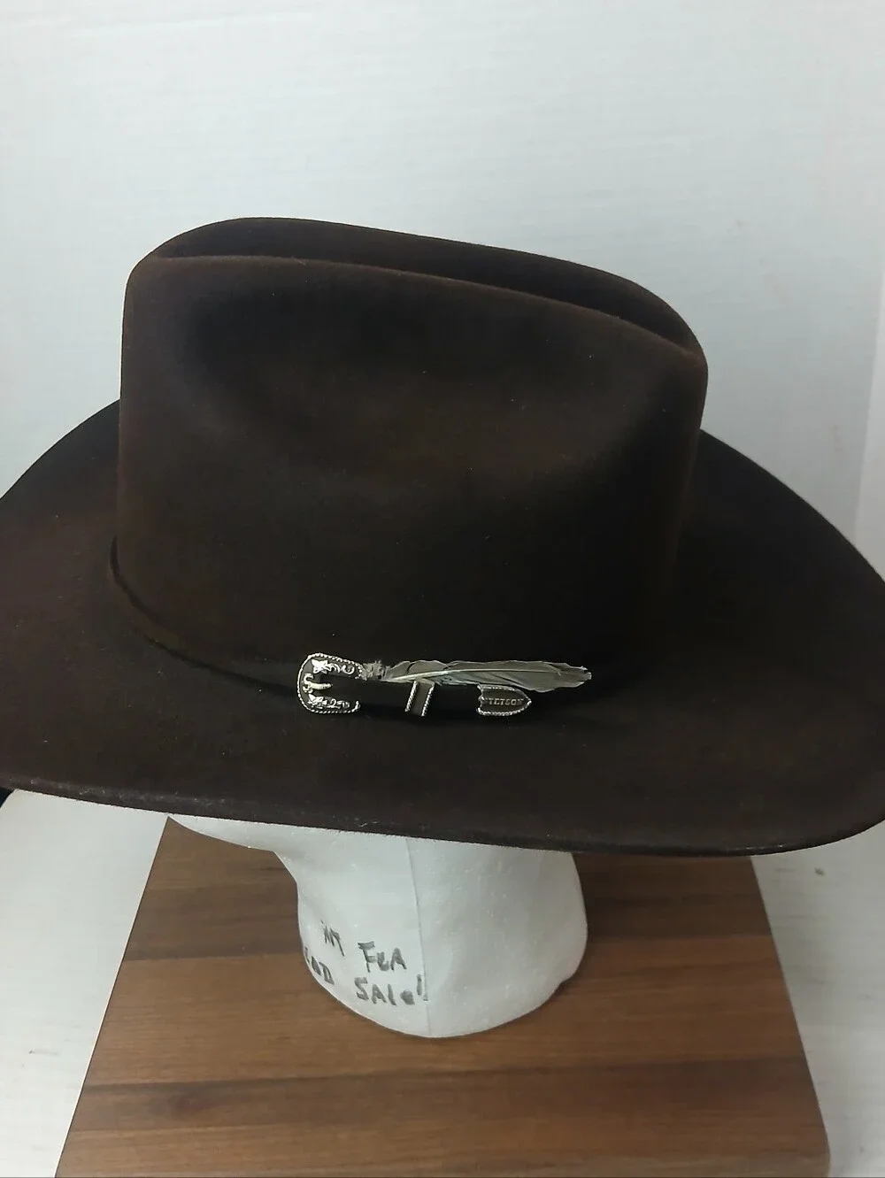Stetson SkylineMen's Cattlemen Crown Western Cowboy Hat - Dark Brown (S7 1/8)